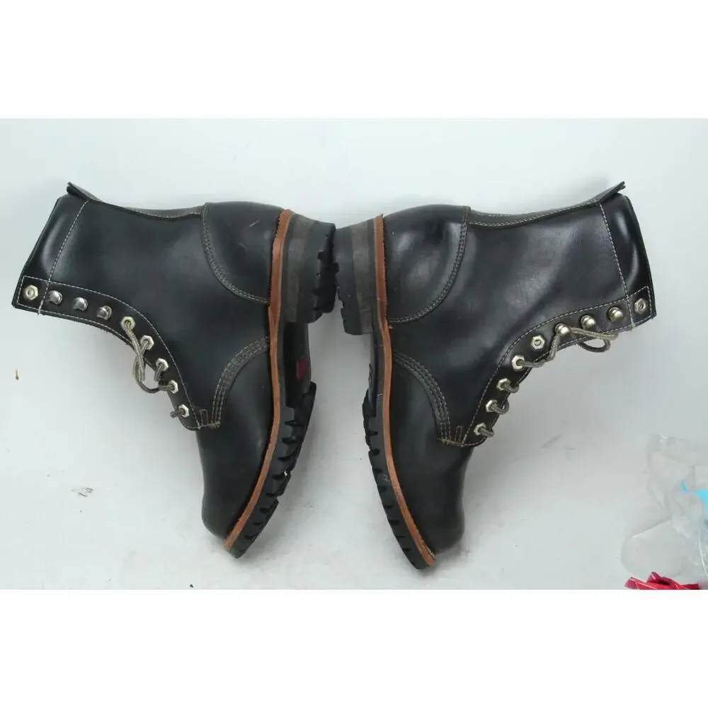 Vintage VTG Logger Boots hiking mountain work Men's Sz 10 Shoes